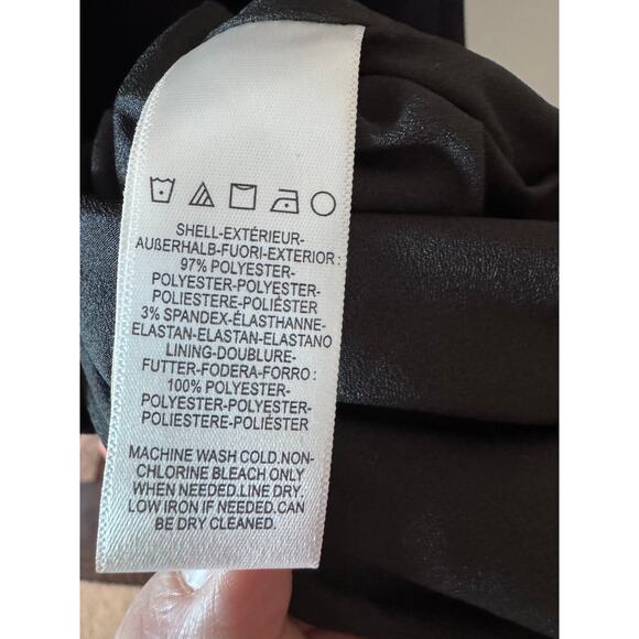 Dress the Population Tiffany One-Shoulder Midi Dress black sz S NEW - Picture 6 of 16